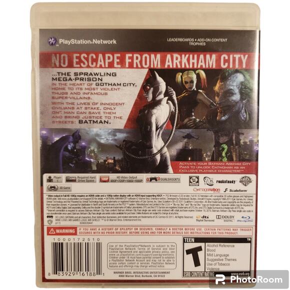 Batman Arkham City Sony PlayStation 3 PS3 Game Complete w/ Manual - Picture 2 of 3